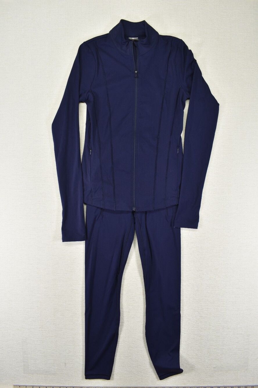 Calia Inspire Track Jacket Leggings Set Navy Blue Women XS Matching Tracksuit